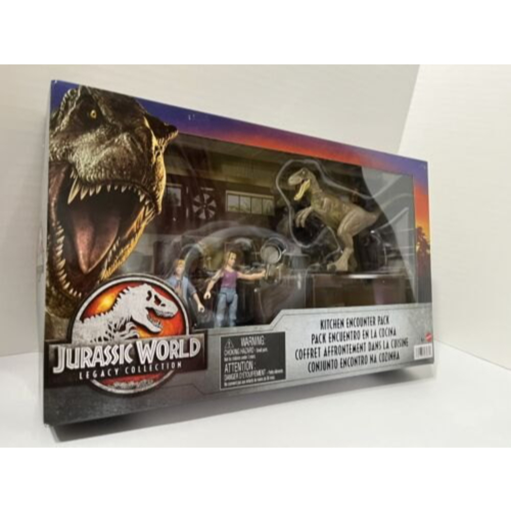 Jurassic World Legacy Collection Kitchen Encounter Dinosaur Toy Figure Pack NIB
